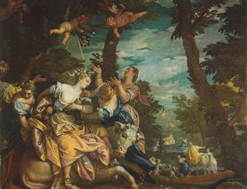 The Rape of Europe Renaissance Paolo Veronese Oil Paintings